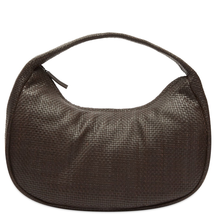 Photo: ST. Agni Women's Woven Large Bon Bon Bag in Coffee 