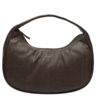 ST. Agni Women's Woven Large Bon Bon Bag in Coffee 