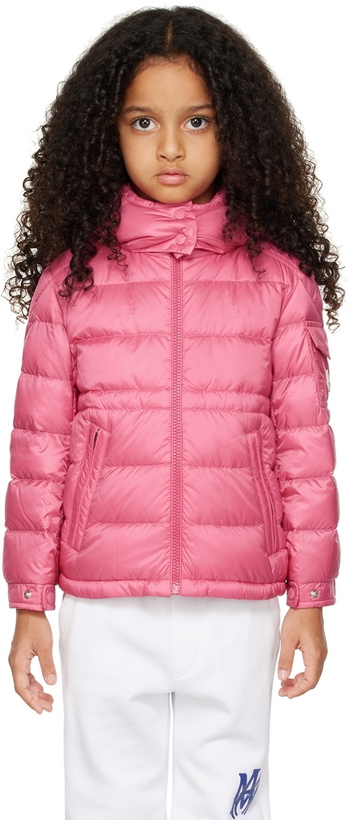 Photo: Moncler Enfant Kids Pink Dalles Down Jacket