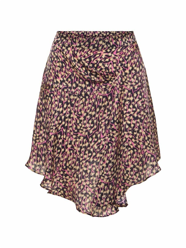 Photo: ISABEL MARANT Selena Printed Viscose & Silk Mini Skirt