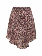 ISABEL MARANT Selena Printed Viscose & Silk Mini Skirt