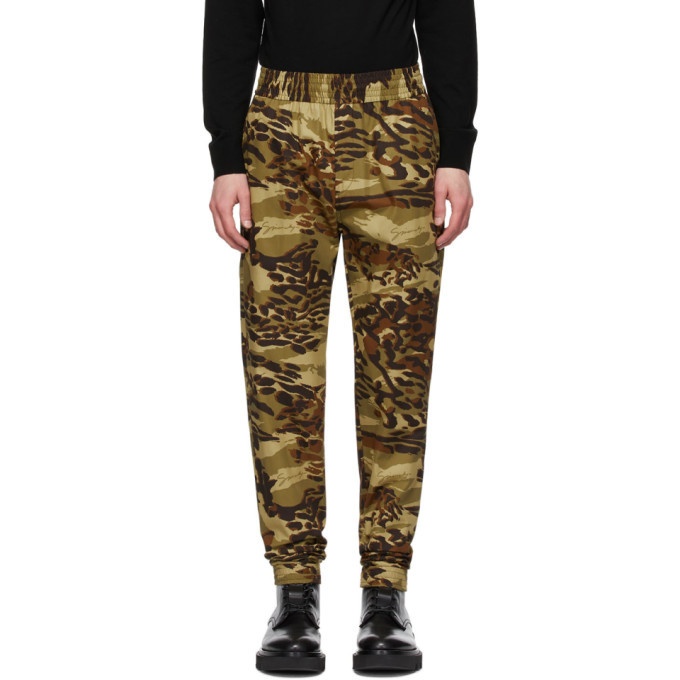 Photo: Givenchy Khaki Camouflage Jogger Lounge Pants