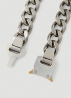 1017 ALYX 9SM - Rollercoaster Buckle Necklace in Silver