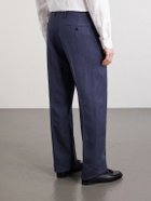 Rubinacci - Ciro Straight-Leg Linen Suit Trousers - Blue