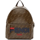 Fendi Brown Fendi Mania Backpack