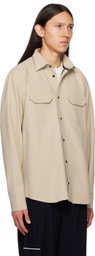 GR10K Beige Button Shirt
