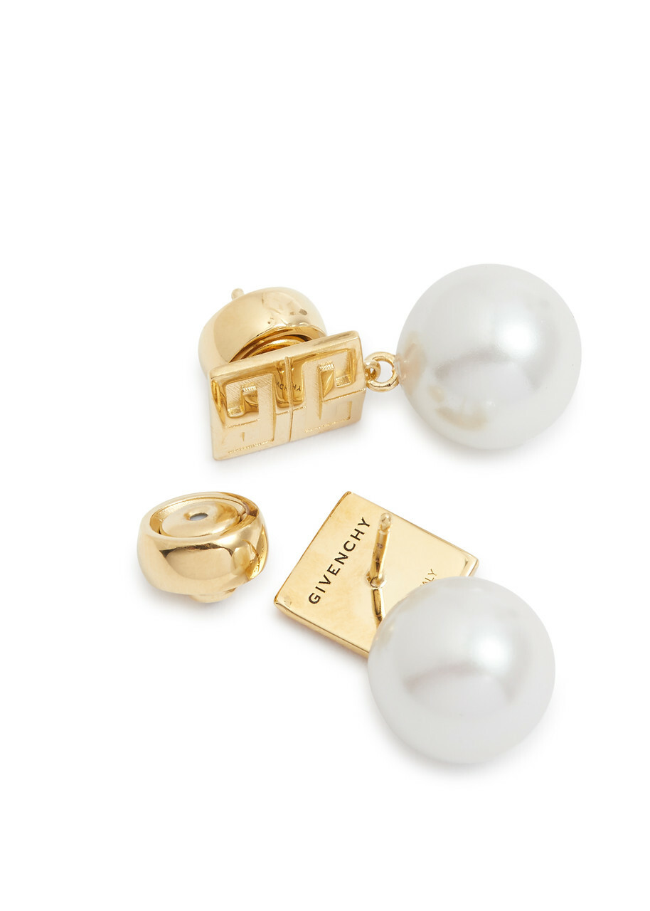 Givenchy 4G-engraved Drop Earrings - Gold - One Size