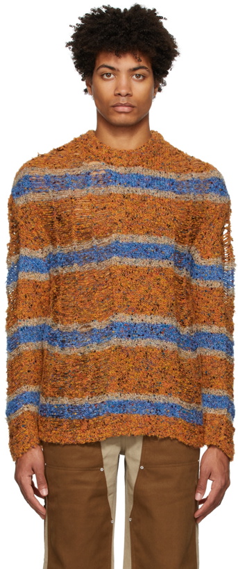 Photo: Andersson Bell Orange & Blue Bothnia Stripe Sweater