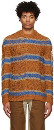 Andersson Bell Orange & Blue Bothnia Stripe Sweater