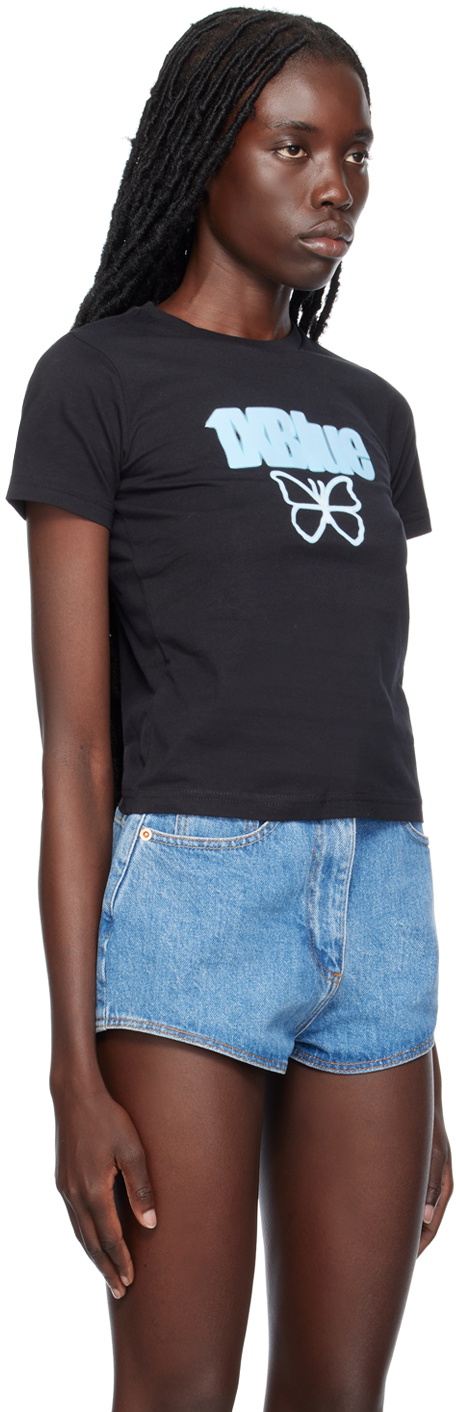 1XBLUE SSENSE Exclusive Black Butterfly T-Shirt