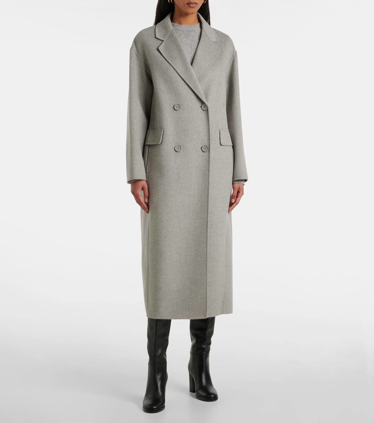 コート S MAX MARA WOOL DOUBLE-BREASTED COAT S Max Mara Double-breasted wool coat S Max Mara