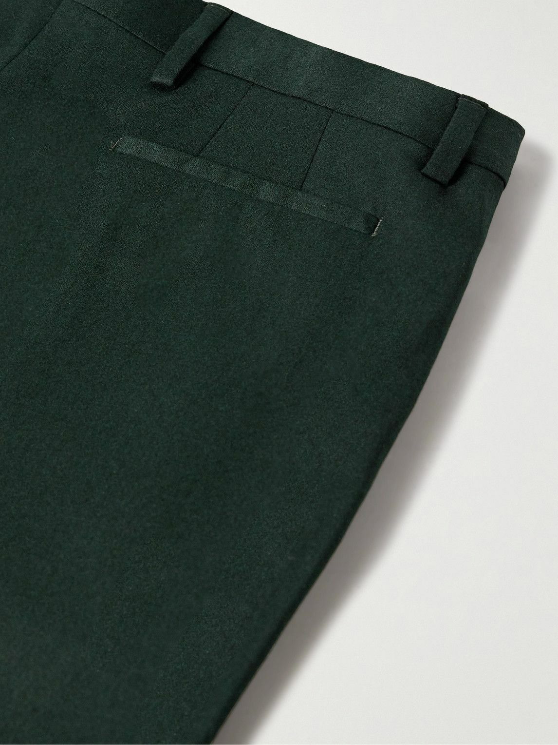 Paul Smith Slim-Fit Dark Green Stretch-Cotton Chinos