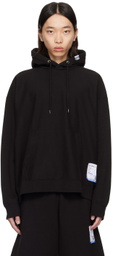 Maison MIHARA YASUHIRO Black Hooded Sweatshirt