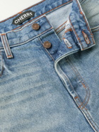 CHERRY LA - Blossom Straight-Leg Embroidered Jeans - Blue