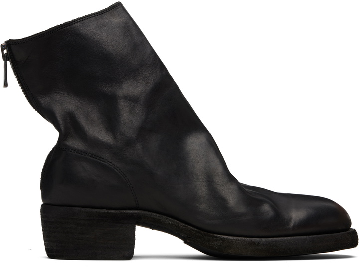 Guidi Black 528V Chelsea Boots Guidi display picture 2