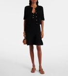 Gucci Waffle-knit cotton-blend minidress