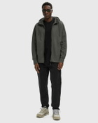 C.P. Company SWEATSHIRTS - HOODED OPEN Grey Mens Hoodies/Zipper