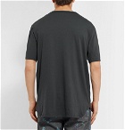 nonnative - Embroidered Cotton-Jersey T-Shirt - Charcoal