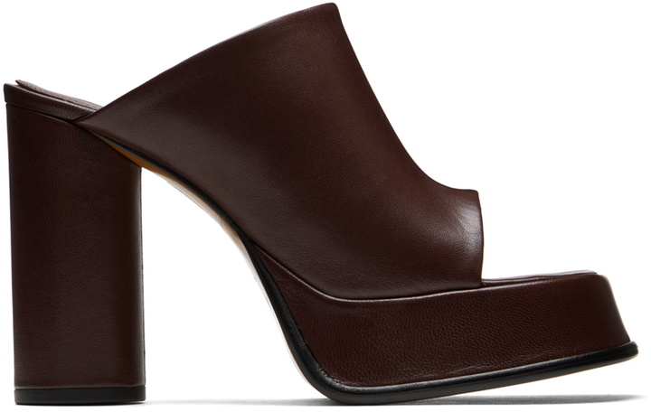 Photo: AMBUSH Brown Platform Mules