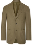 Caruso - Ponza Unstructured Wool and Silk-Blend Blazer - Green