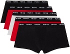 Hugo Five-Pack Multicolor Stretch Boxer Briefs