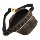 Fendi Brown Tartan Forever Fendi Waist Bag