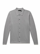 Theory - Geon Slub Linen-Blend Shirt - Gray