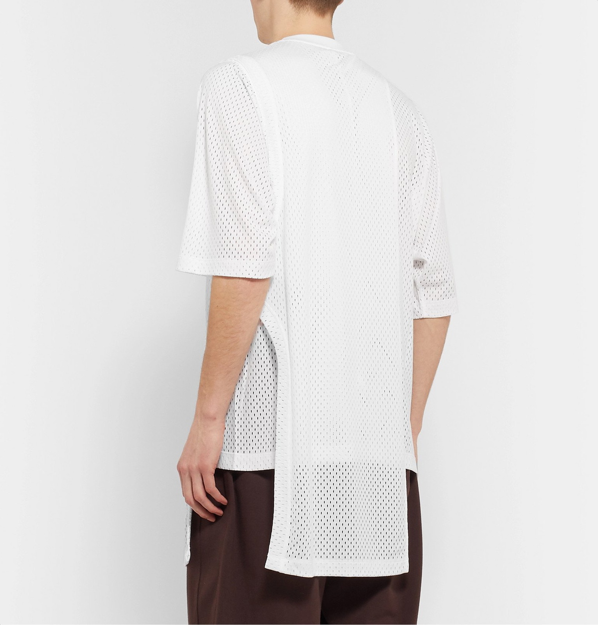 Rick Owens - Champion Toga Mesh T-Shirt - White Rick Owens