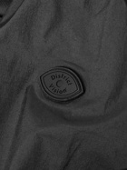 DISTRICT VISION - Wind Logo-Appliquéd Nylon Micro-Ripstop Hooded Jacket - Black