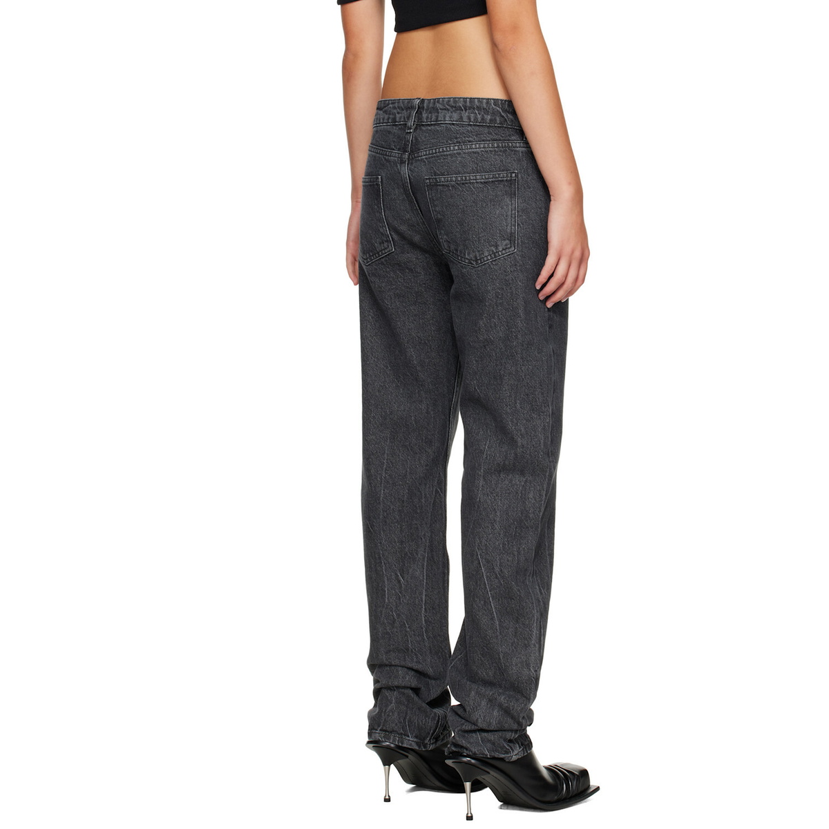 Stefan Cooke Black Braided Jeans