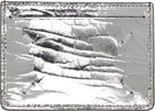 Maison Margiela Silver Four Stitches Card Holder