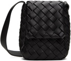 Bottega Veneta Black Mini Vertical Cobble Pouch