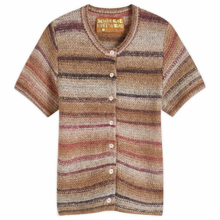 Photo: Brain Dead Women's Madera Short Sleeve Knit in Brown