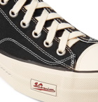 visvim - Skagway Leather-Trimmed Canvas High-Top Sneakers - Black