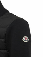 MONCLER - Wool Blend Tricot Down Jacket