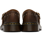 Dr. Martens Brown Mary Jane Flower Loafers