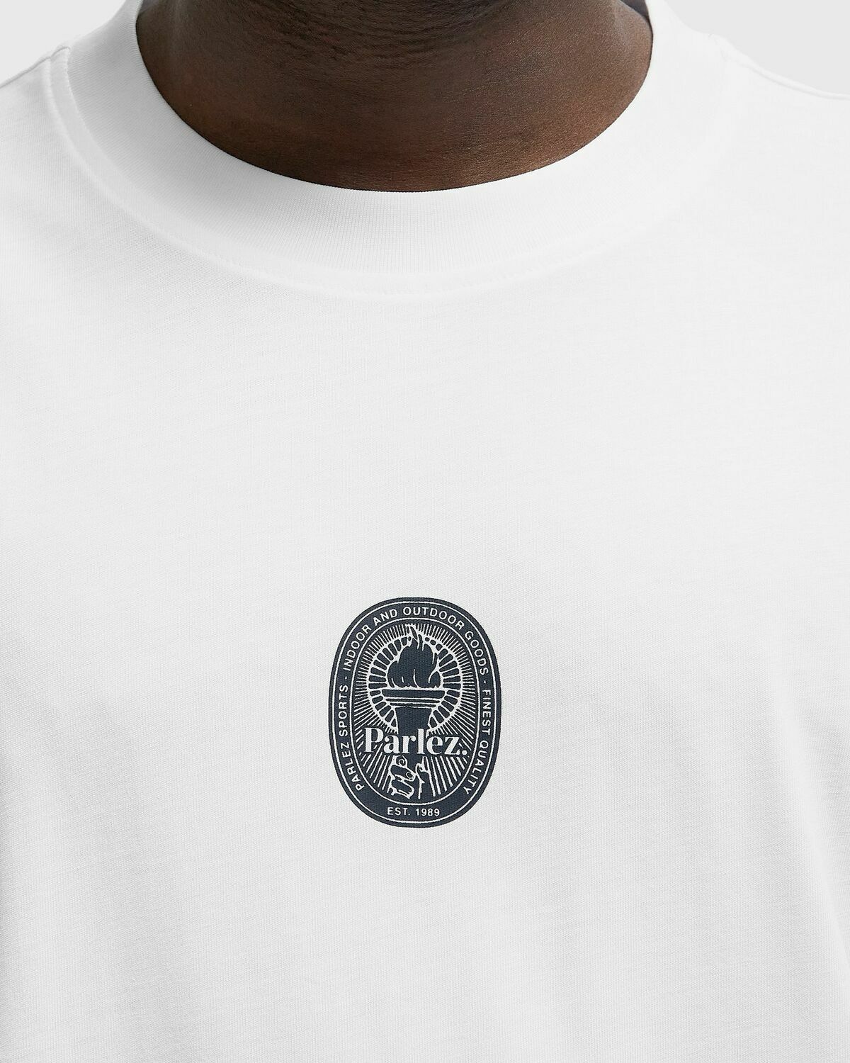 Parlez Beacon Tee White Mens Shortsleefe