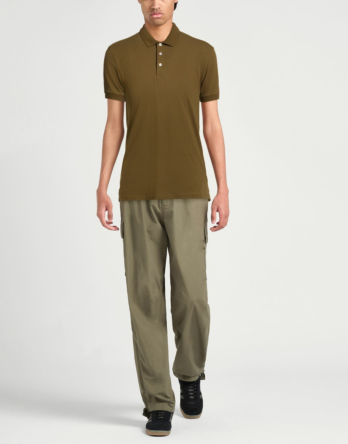 Colmar Mens Polo shirt Military in Green