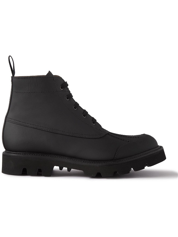 Photo: Grenson - Jack Rubberised Leather Boots - Black