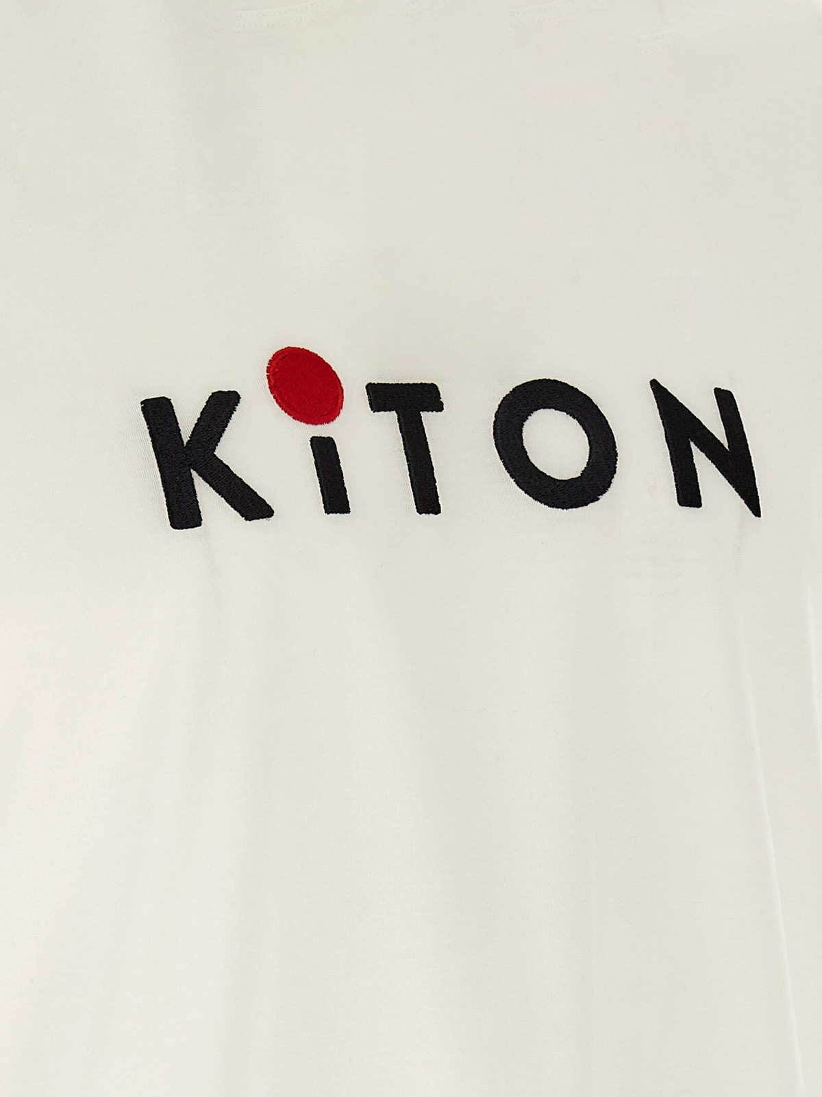 Tシャツ・カットソー Kiton Logo embroidery t-shirt Kiton Logo Embroidery T-shirt Kiton