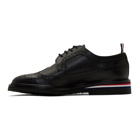 Thom Browne Black Crepe Classic Longwing Brogues