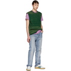 Eckhaus Latta SSENSE Exclusive Purple Lapped T-Shirt