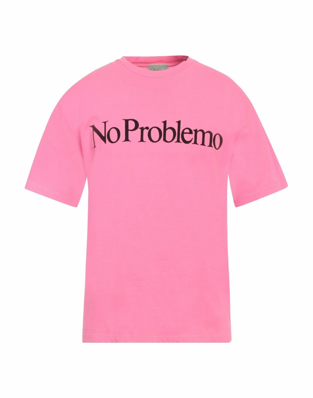 Photo: Aries Mens T-shirt Fuchsia