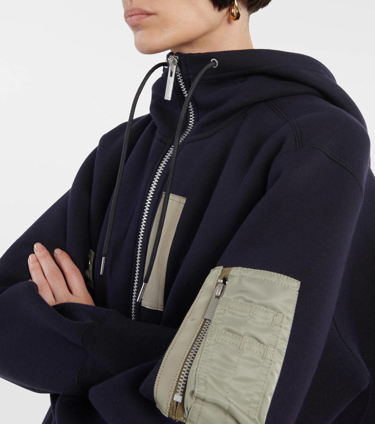 Sacai Sponge Sweat deconstructed hoodie Sacai