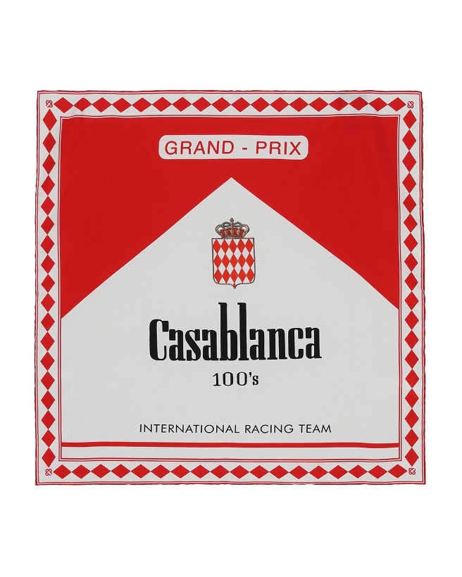 Photo: Casablanca Casablanca 100's Small Silk Scarf Casablanca