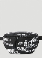 VETEMENTS Stamped Logo Belt Bag female Black