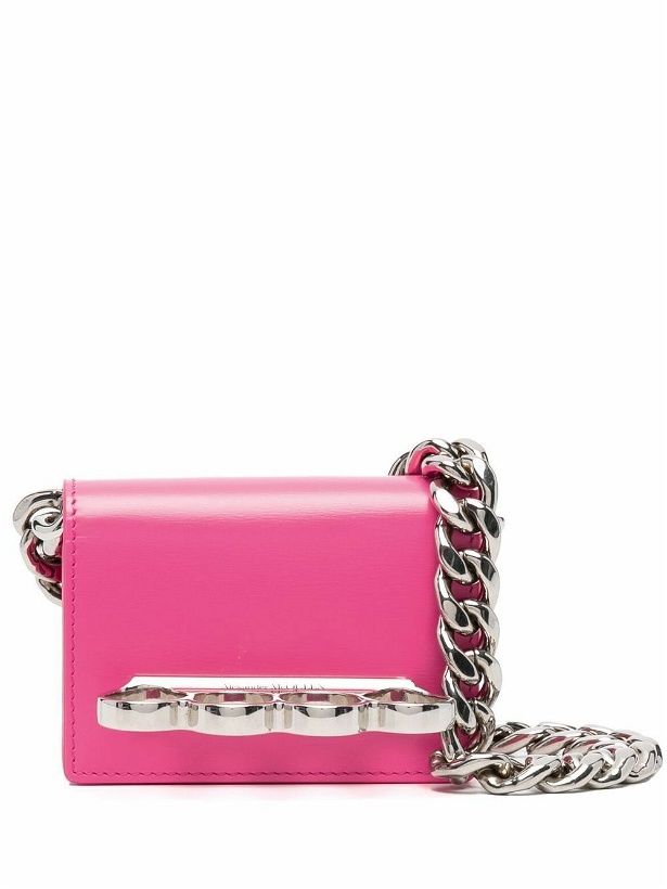 Photo: ALEXANDER MCQUEEN - The Four Ring Leather Micro Bag