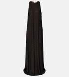 Gucci GG embellished silk gown