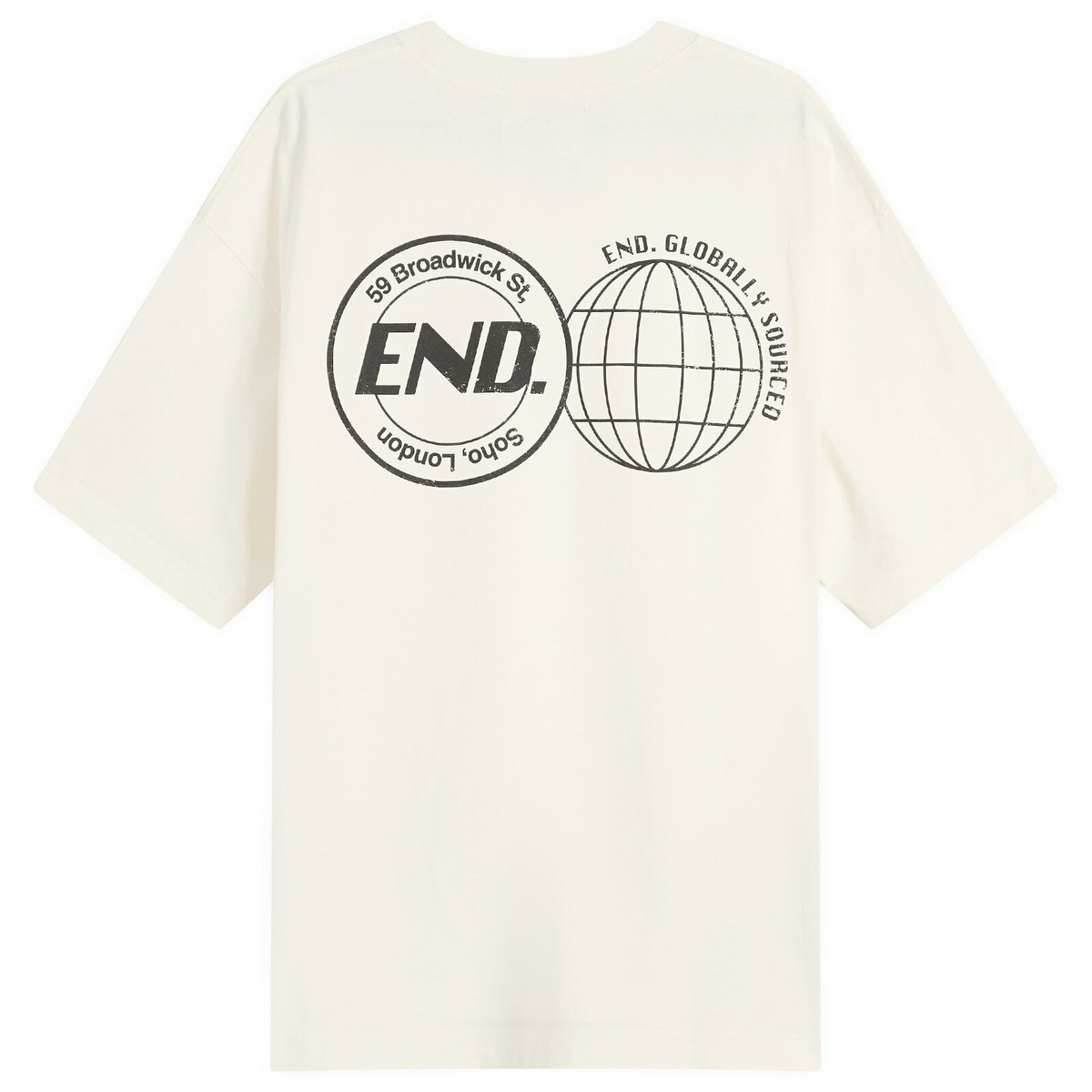 END. City Series 2.0 London T-Shirt in Ecru