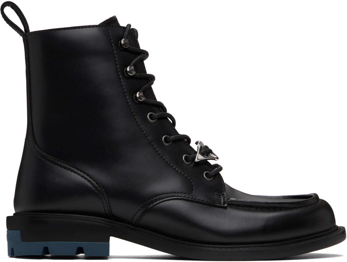 both Black Re:Re Dressy Laced Boots